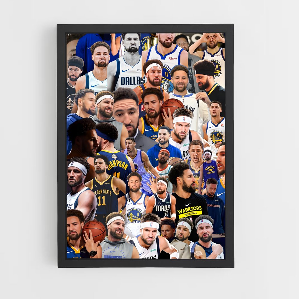 Poster Klay de thompson – affiche Basketball (vue 2)